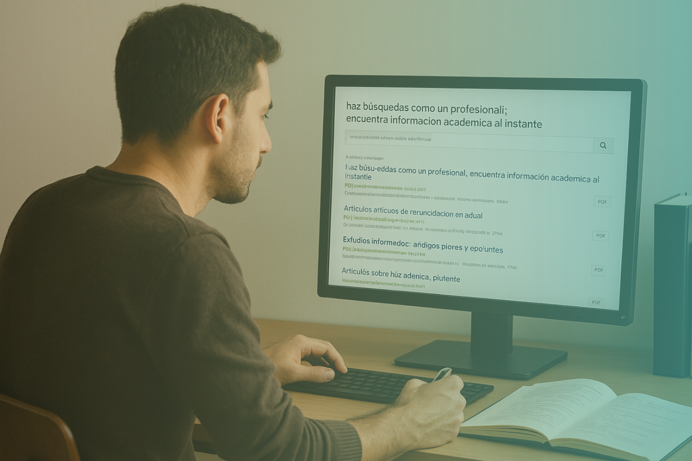 curso buscar información académica