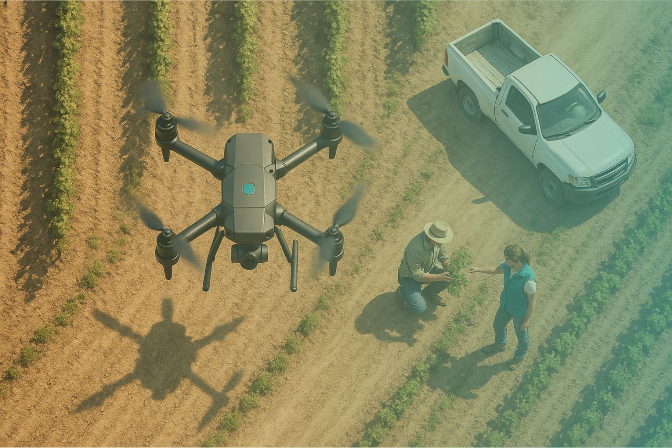 Aprende a usar Drones para cuidar y mejorar tus cultivos