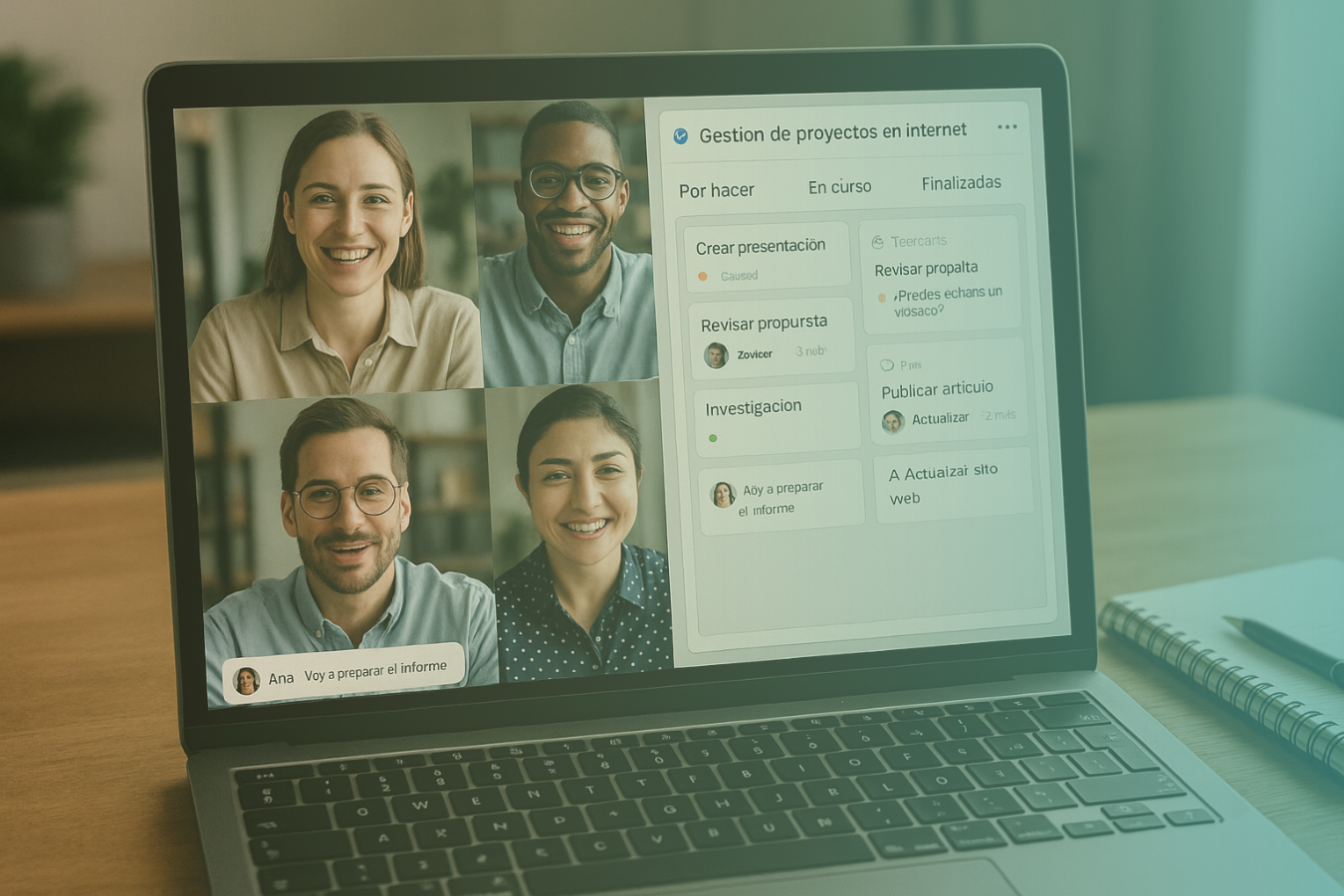 curso de herramientas de colaboración de equipo